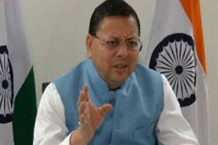Chief Minister Pushkar Singh Dhami