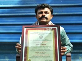 Honorary Doctorate to Muthanna of Haveri for his achievement in diversified agriculture: