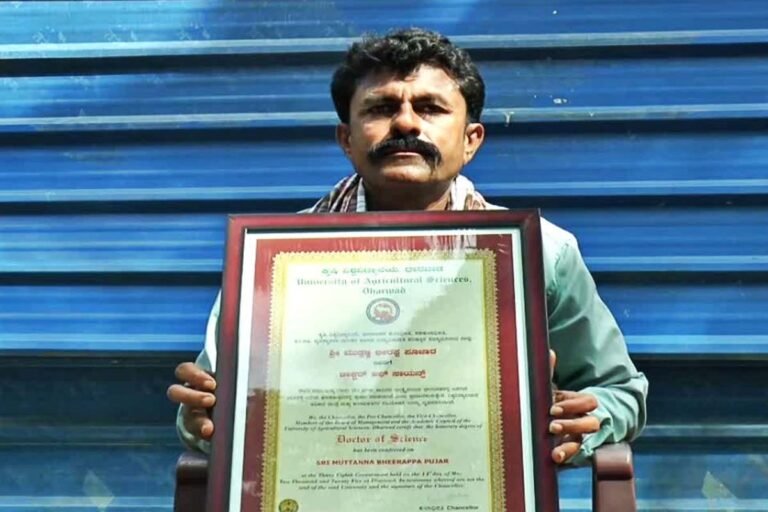 Honorary Doctorate to Muthanna of Haveri for his achievement in diversified agriculture: