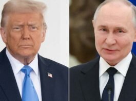 Donald Trump and Vladimir Putin