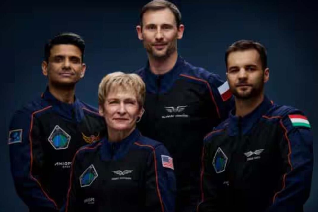 Shubanshu Shukla to go to space today