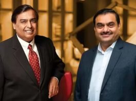 Mukesh Ambani and Gautam Adani