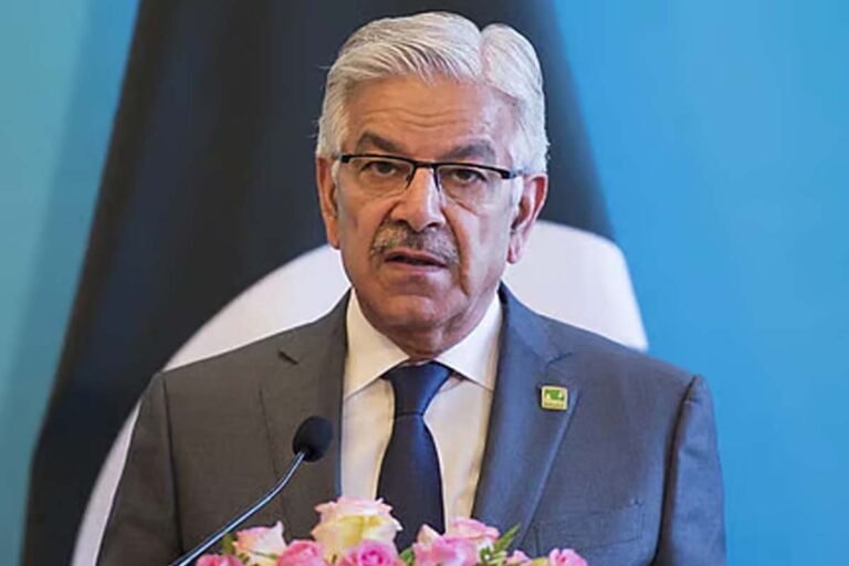 Pakistan’s Defence Minister Khawaja Mohammad Asif