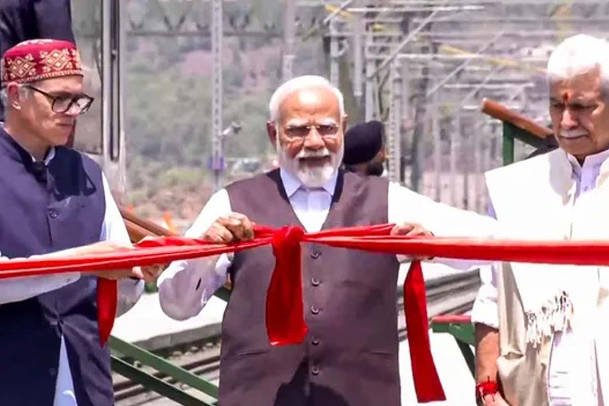 World's highest railway bridge inaugurated in Jammu and Kashmir World's highest railway bridge inaugurated in Jammu and Kashmir