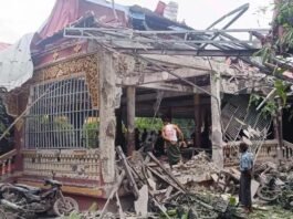 Myanmar army airstrike on Buddhist monastery