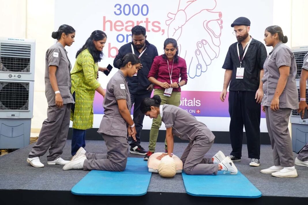 Manipal Hospital trains 200 students in CPR