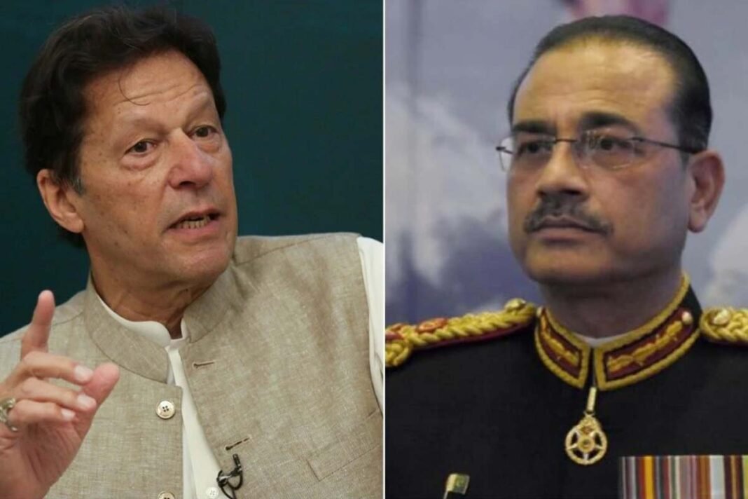 Imran Khan and Asim Munir Imran Khan and Asim Munir