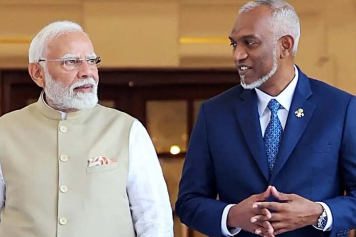 Prime Minister Modi and President Mohamed Muizzu Prime Minister Modi and President Mohamed Muizzu