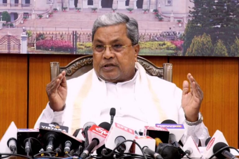 Chief Minister Siddaramaiah