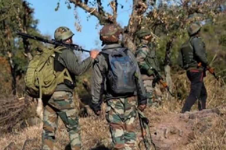 Search operation continues in Chatru for terrorists hiding in the forest