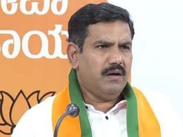 BJP state president B. Y. Vijayendra
