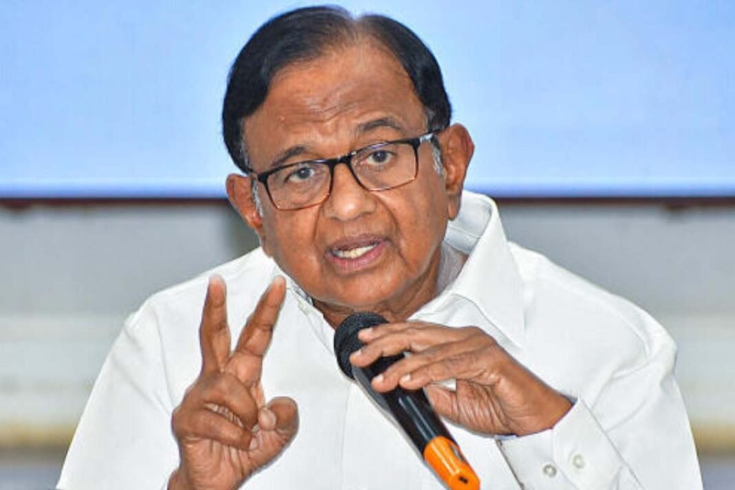 Senior Congress leader Chidambaram