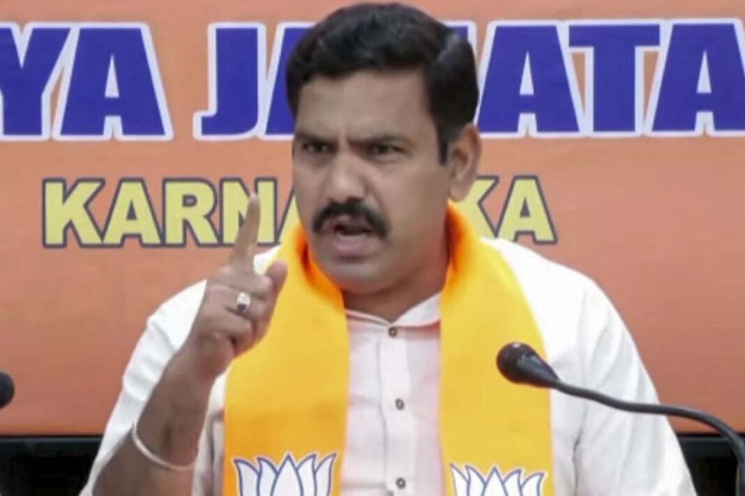 BJP state president B. Y. Vijayendra