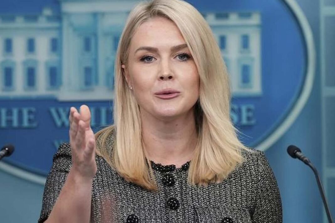 White House Press Secretary Caroline Leavitt