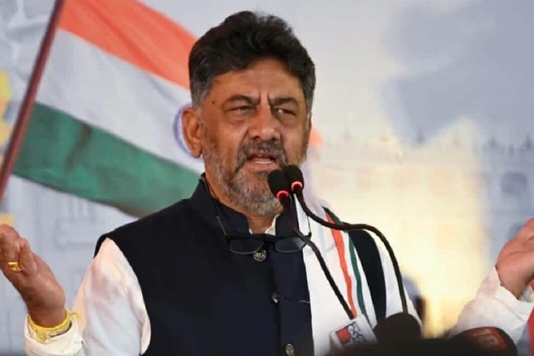 Deputy Chief Minister and Water Resources Minister DK Shivakumar