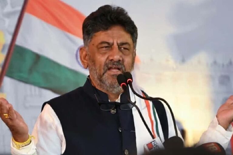 Deputy Chief Minister and Water Resources Minister DK Shivakumar