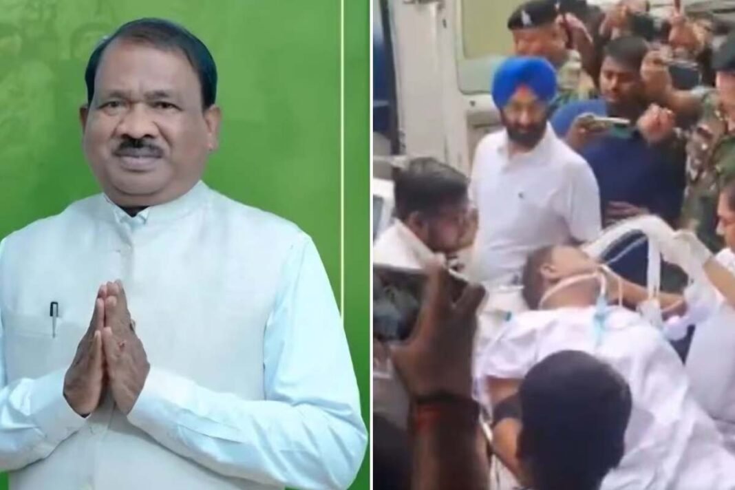 Jharkhand Minister Ramdas Soren falls, seriously injured