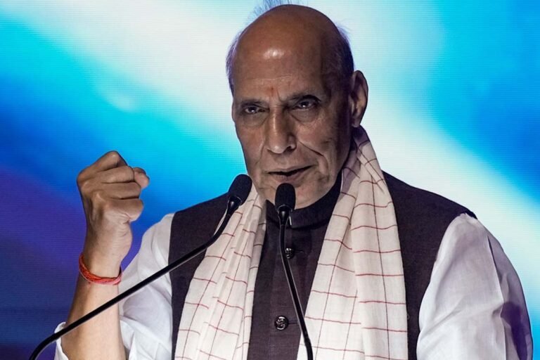 Union Defence Minister Rajnath Singh