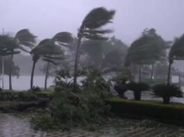 Typhoon Kajiki in China