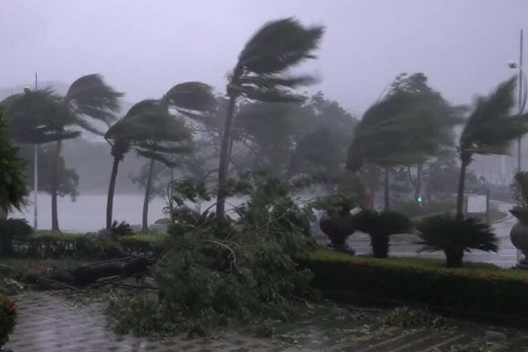 Typhoon Kajiki in China