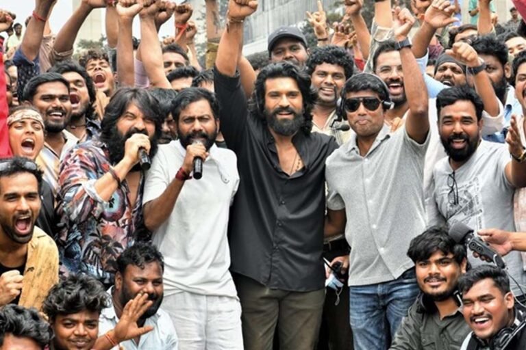 Ram Charan Massive Dance with 1,000 Dancers in Mysore – Peddi