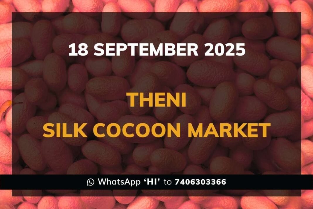 Theni Government Silk Cocoon Market Daily Rate Report