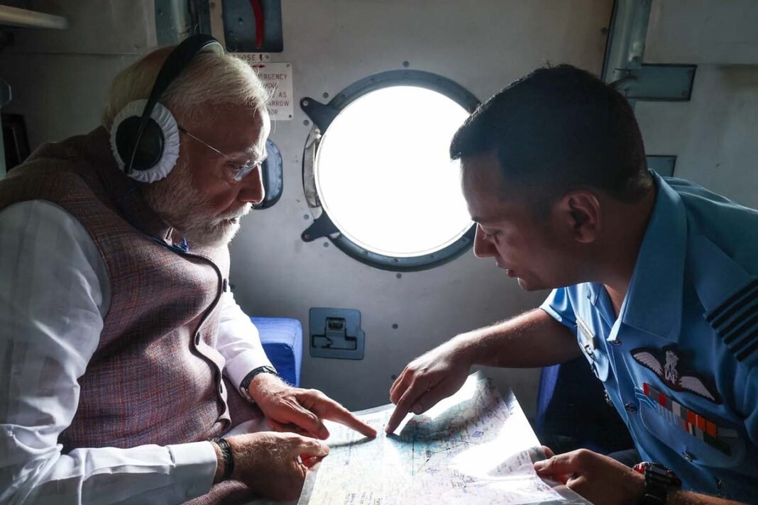 PM Modi visits flood-hit Himachal Pradesh and Punjab
