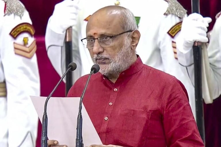 CP Radhakrishnan sworn in as 15th Vice President
