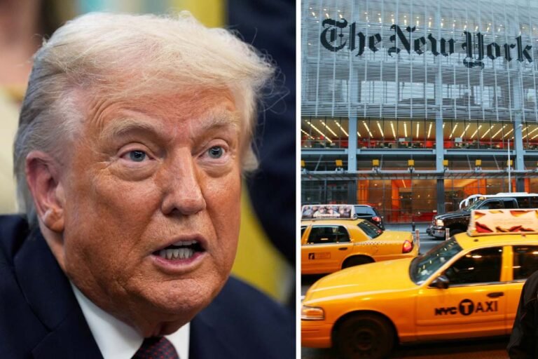 Trump announces $15 billion defamation lawsuit against New York Times