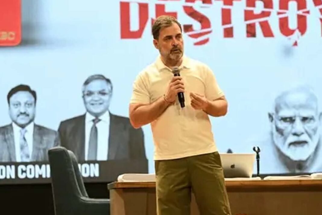 Election Commission refutes Rahul Gandhi's allegations with statistics
