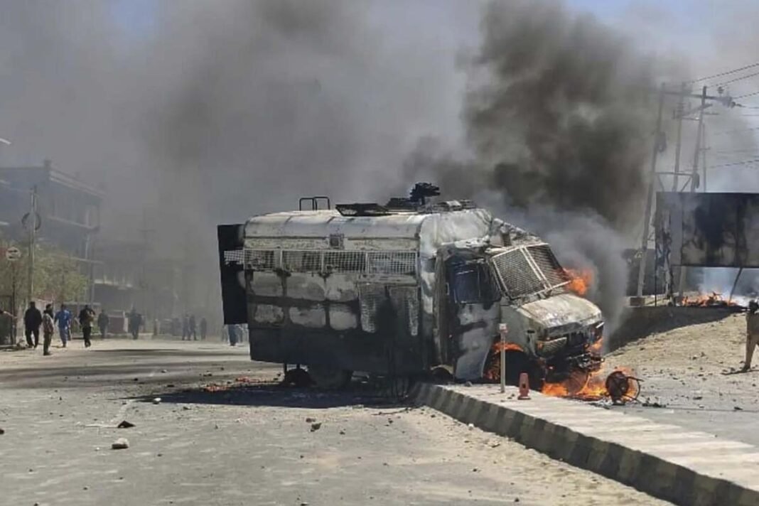 GEN-Z violent protest in Ladakh