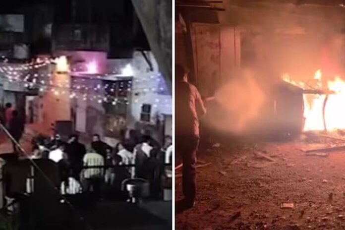 Gujarat: Stone pelting during Navratri Garbha