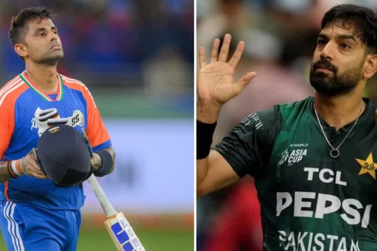 ICC fines Suryakumar Yadav and Harris Rauf