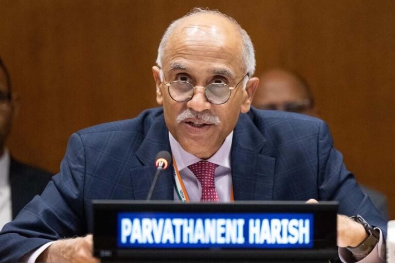 India's Permanent Representative Parvatneni Harish