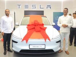 Tesla opens showroom in Mumbai