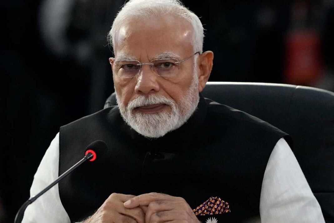 PM Modi visits flood-hit states