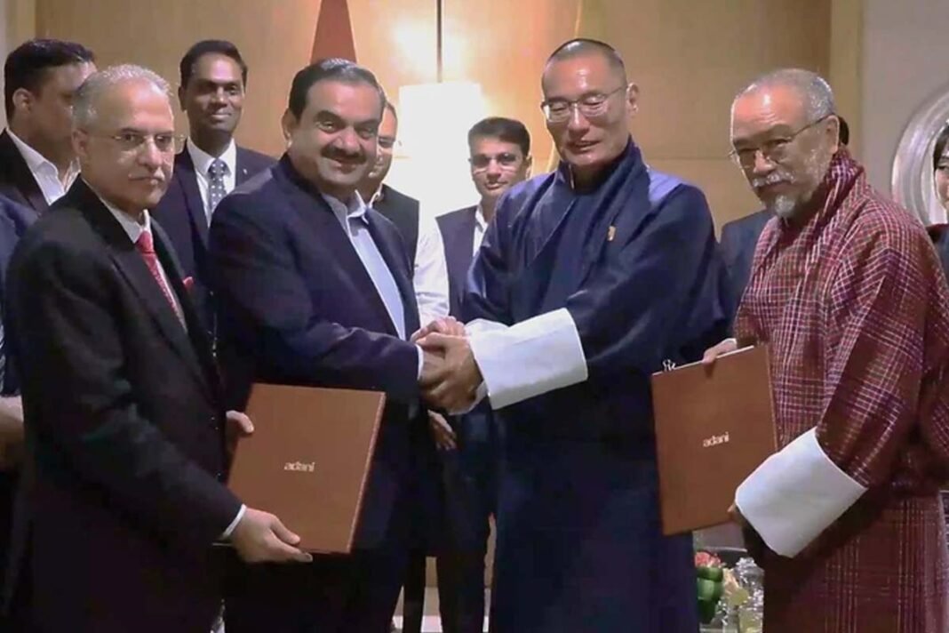 Adani Power signs agreement for 570 MW hydropower project in Bhutan