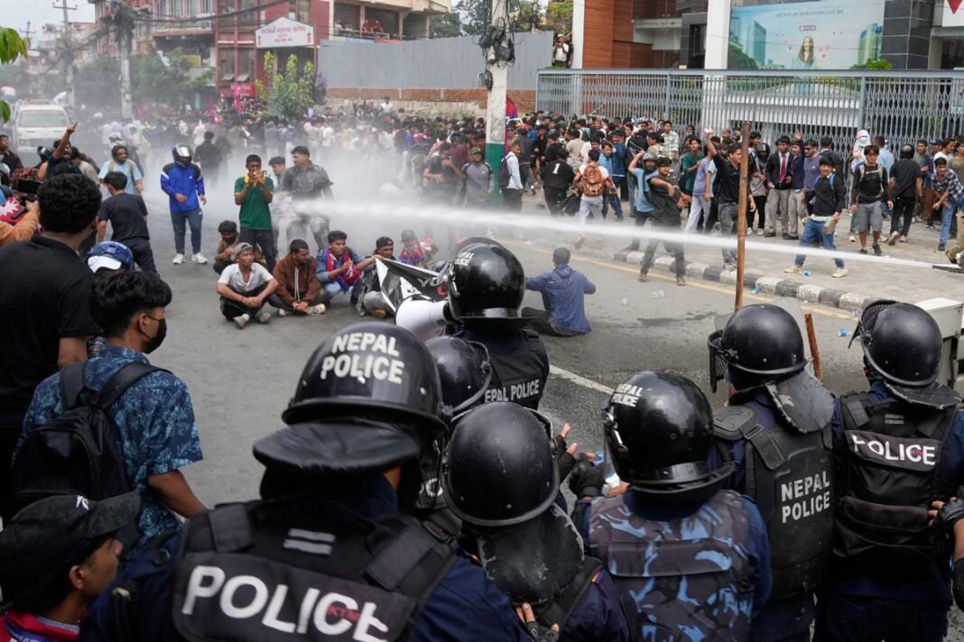 Social media shutdown in Nepal, protests turn violent Social media shutdown in Nepal, protests turn violent