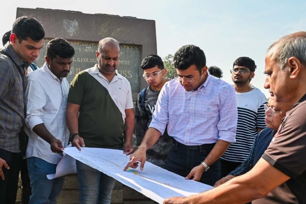 Lalbagh tunnel project opposed, plea for geological study - Tejaswi Surya