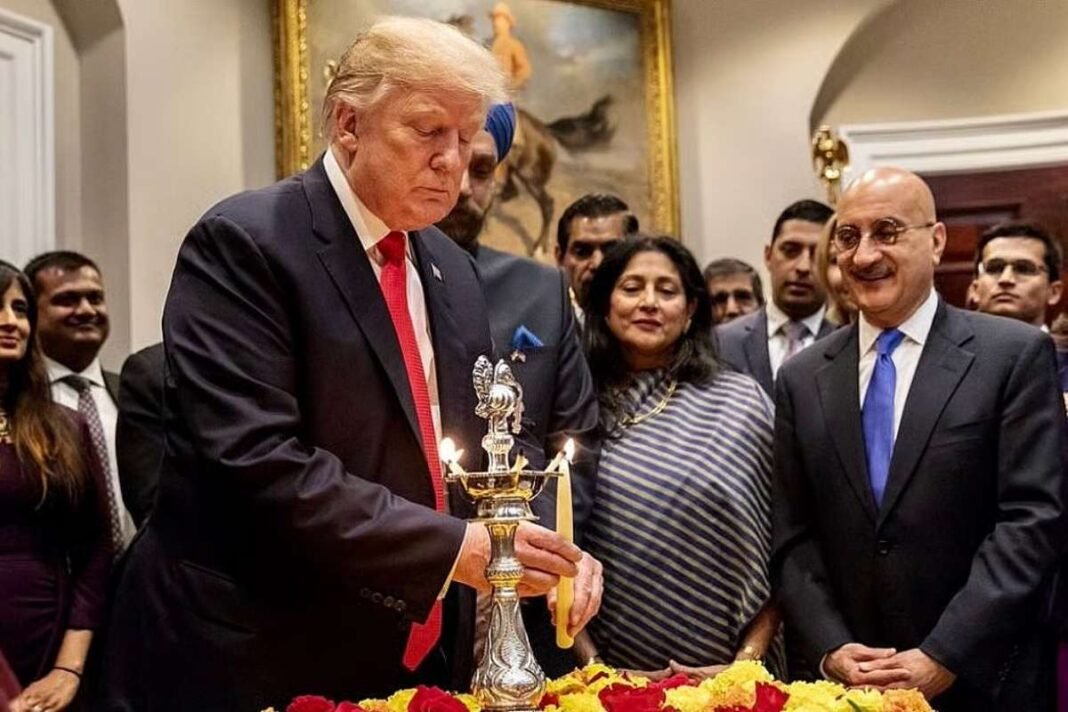 22octk2 Trump Celebrates Diwali at White house