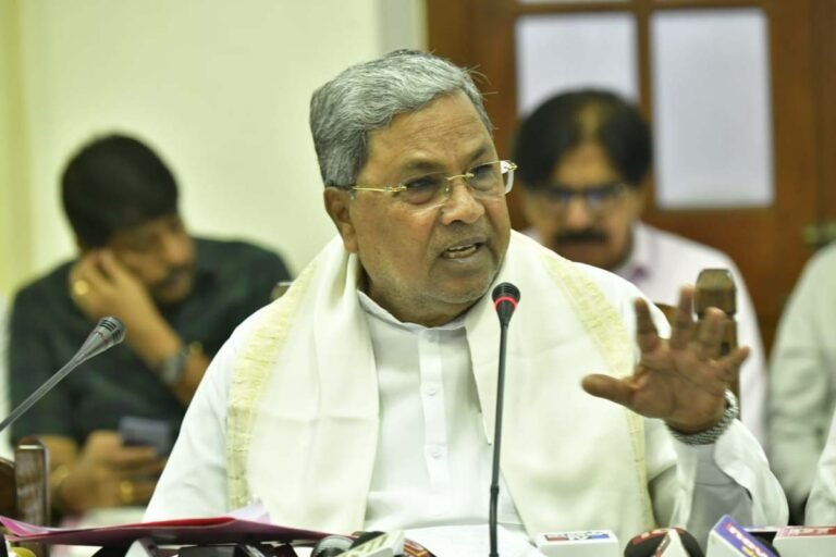 Chief Minister Siddaramaiah