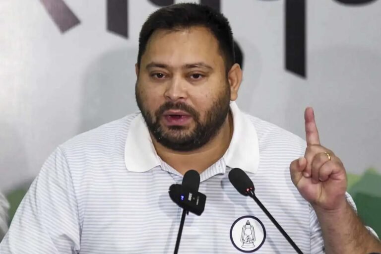 Rashtriya Janata Dal (RJD) leader Tejashwi Yadav