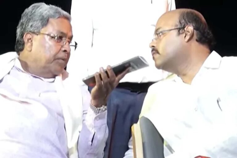 CM Siddaramaiah and CM's son Dr. Yathindra