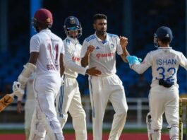 Team India declares after scoring 518 runs