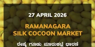 Ramanagara Silk Cocoon Market – 27 April 2026 Ramanagara Silk Cocoon Market – 27 April 2026