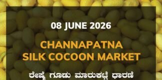 Channapatna Silk Cocoon Market – 08 June 2026 Channapatna Silk Cocoon Market – 08 June 2026