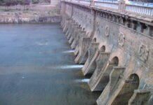 Karnataka Dam Levels Today: KRS 63.0% Full – 13 August 2026 Karnataka reservoir / dam — representative photo
