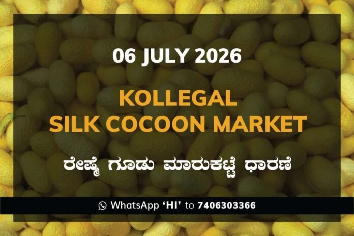 kollegal-silk-cocoon-market-06-july-2026 Kollegal Silk Cocoon Market Rates – 06 July 2026