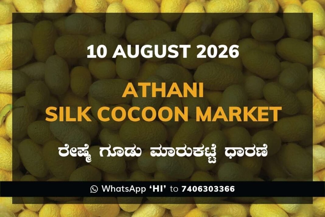 Athani Silk Cocoon Market Rates – 10 August 2026
