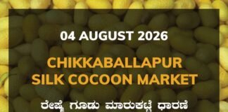 Chikkaballapur Silk Cocoon Market – 04 August 2026 Chikkaballapur Silk Cocoon Market Rates – 04 August 2026